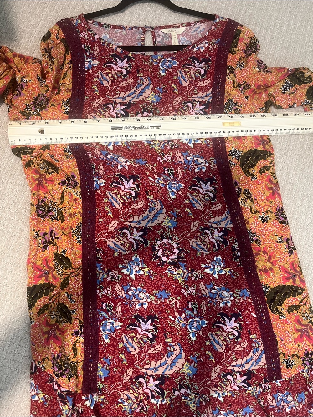 Matilda Jane Lovely Menagerie Flora Boho Cottegecore Shift Dress - Picture 4 of 6